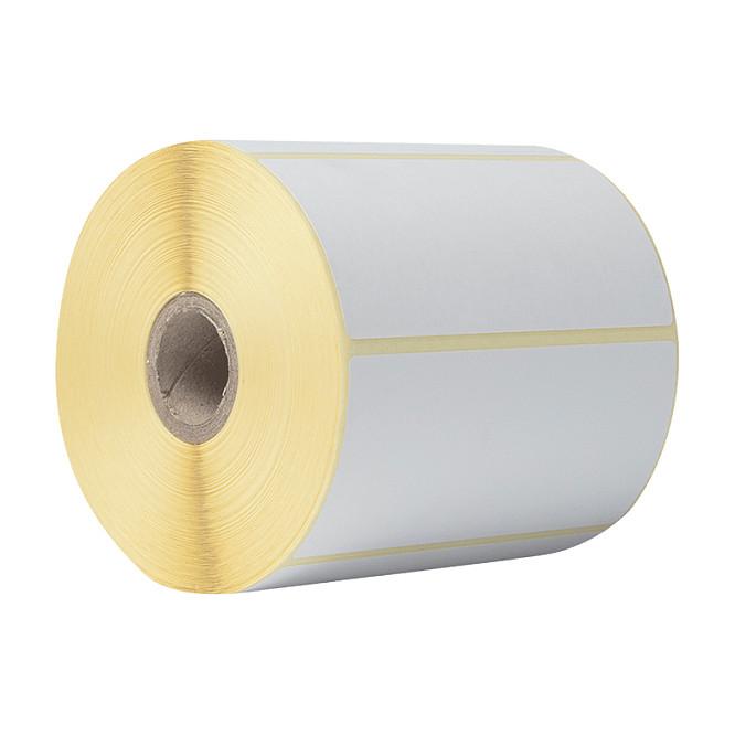 Etiketa për Printer Brother BDE-1J050102-102, 102 × 50 mm, 1.050 etiketa për rrotull, 8 rrotulla – Bardhë - 5