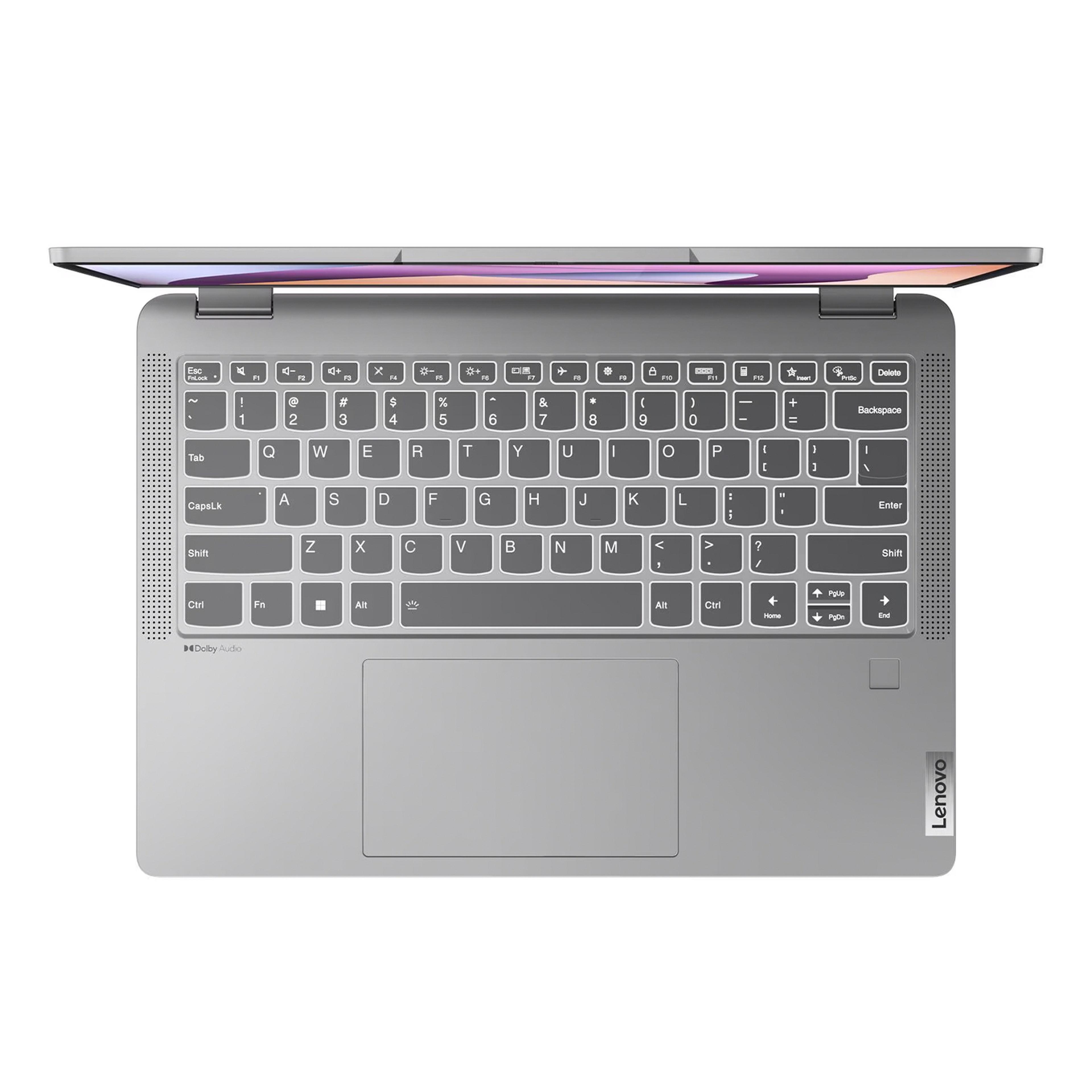 Laptop Lenovo IdeaPad Flex 5 14ABR8 / Ryzen 5 5625U / 16GB LPDDR4x / 512GB / 14" WUXGA Touch IPS / Radeon Graphics – Arctic Grey - 4