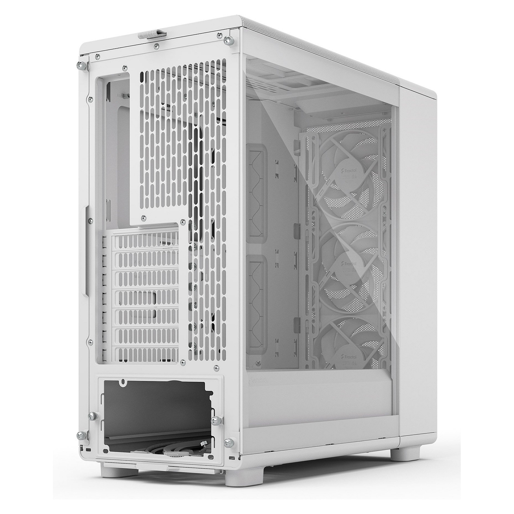 Kasë PC Fractal Design Epoch White TG Clear Tint / Midi Tower / 3x 120mm Fan / ATX / SSD 2.5" - Bardhë - 10