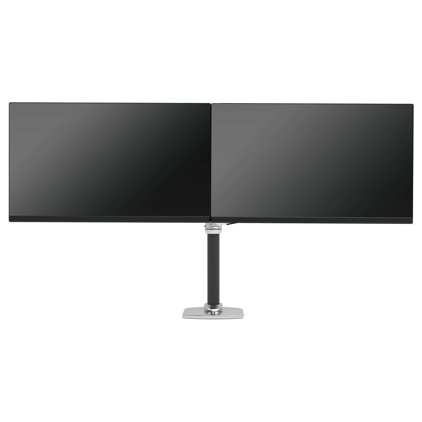 Mbajtëse për Monitor Ergotron LX Dual Stacking Arm, 2 Monitorë, deri 40", 10kg - Argjend, Zezë - 2