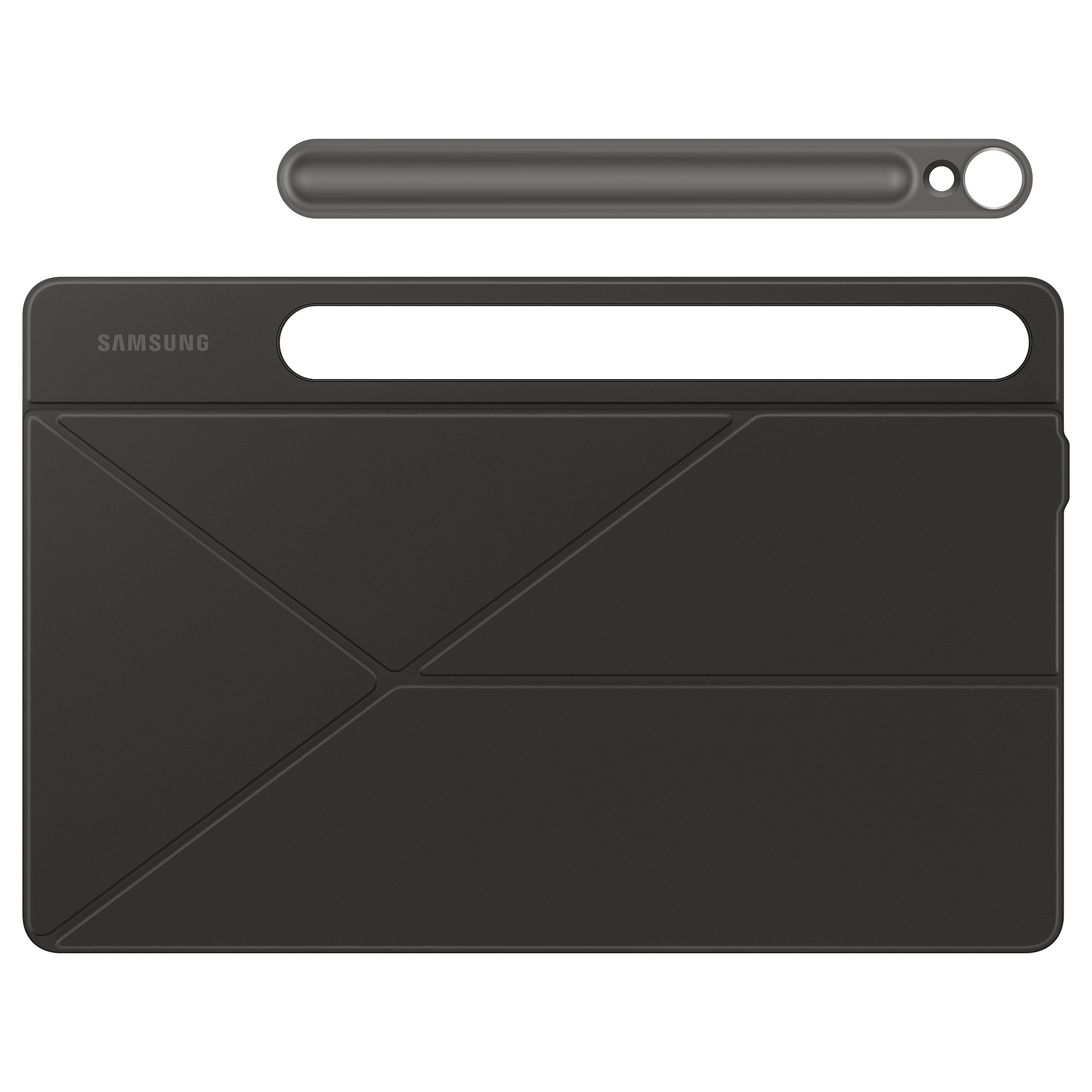 Case për Smart Book Samsung për Galaxy Tab S9 / 2 mënyra shikimi / Magnetik / Auto Wake & Sleep - Zezë - 4