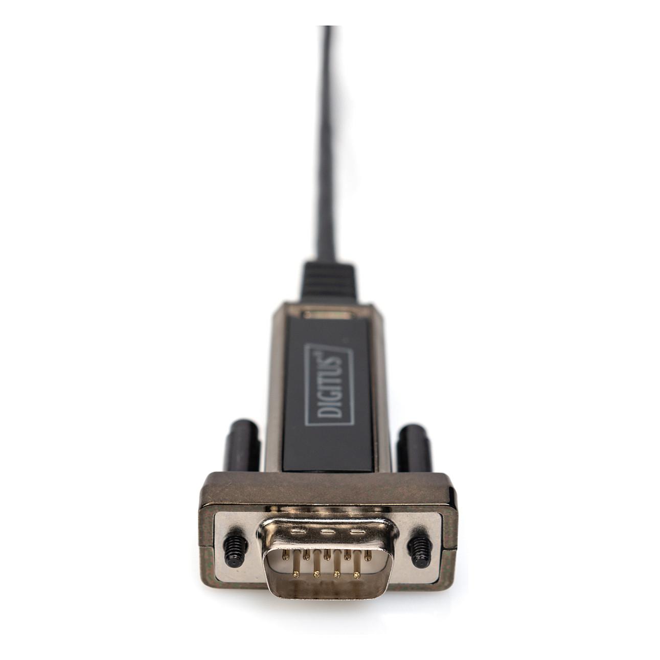 Adapter DIGITUS DA-70166, USB-C në RS-232, D-Sub 9-pin Mashkull, USB 2.0, 1 m – Zezë - 5