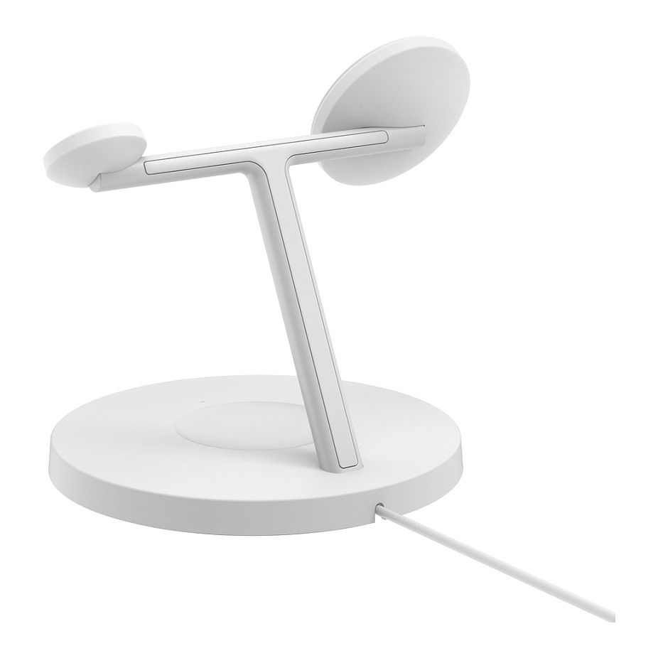 Karikues Pa Kabllo Belkin BoostCharge Pro WIZ032KQWH / 3 në 1 / Qi2 15W / Me Adapter - Bardhë - 2