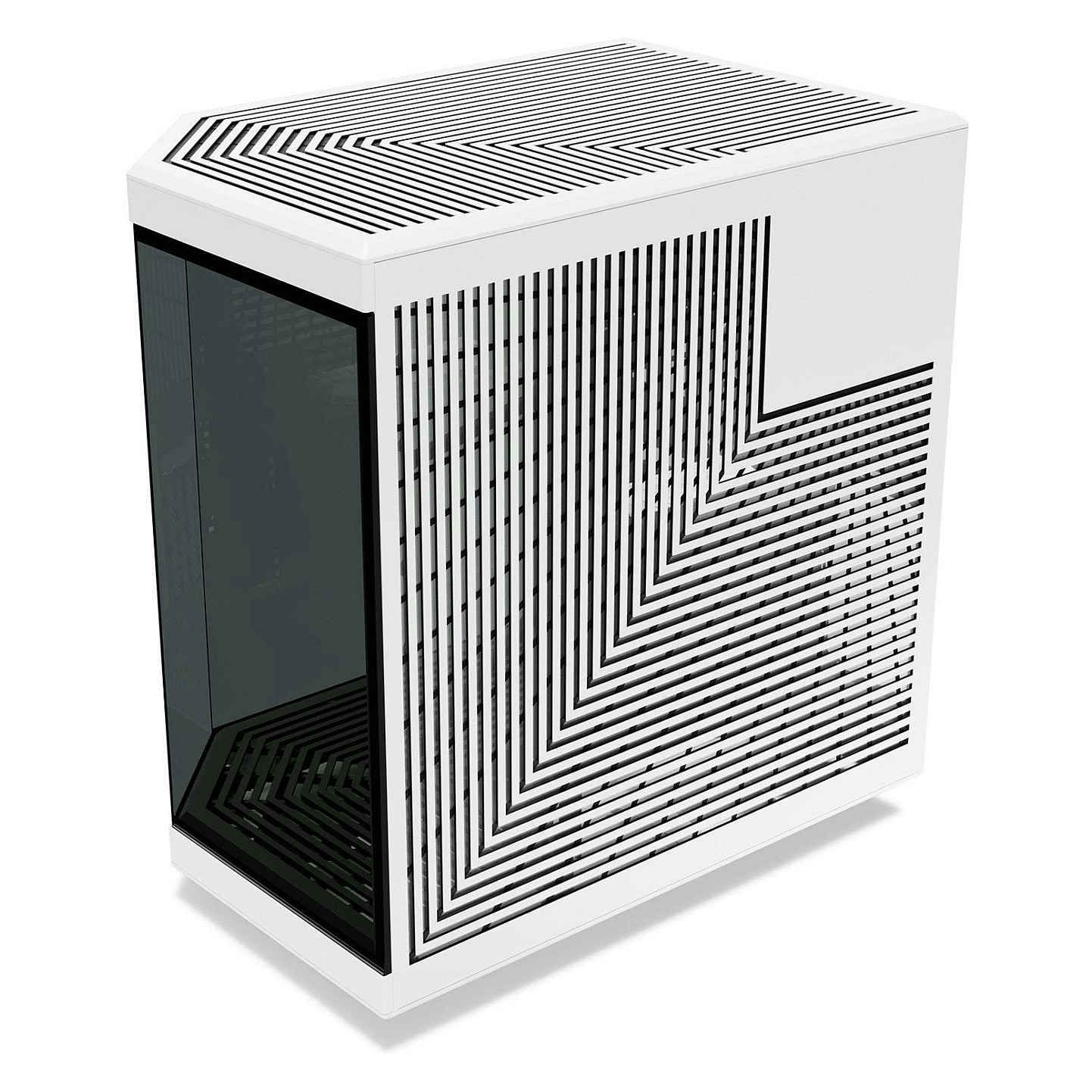 Kasë PC HYTE Y70 / Mid Tower / ATX / 3x 120mm + 2x 140mm Fan Support / Tempered Glass / PCIe 4.0 Riser - Zezë/Bardhë - 5