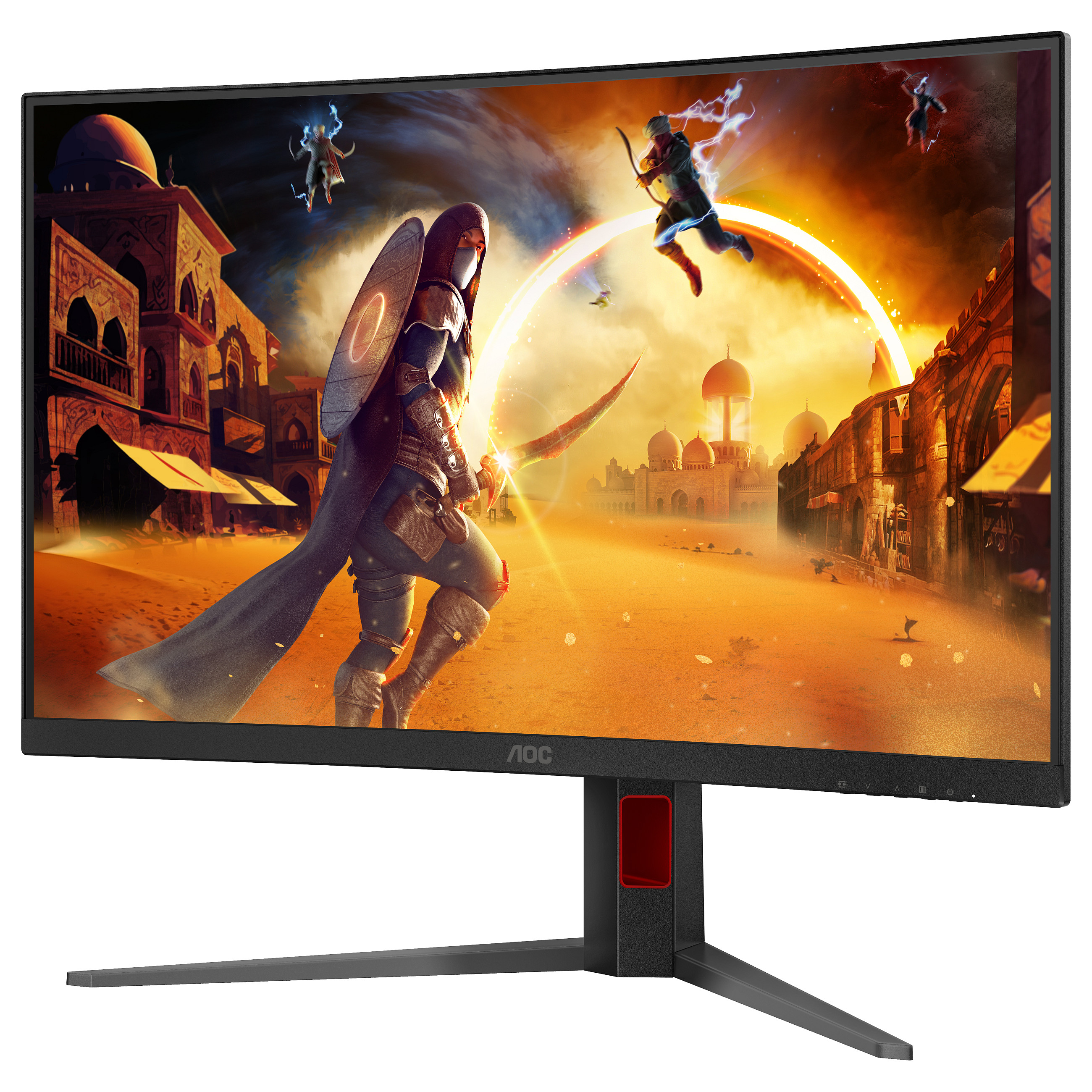 Monitor Gaming AOC G4 C32G4Z / 31.5" / Full HD VA Curved / 180Hz / 4ms / Speakers - Zezë+Kuqe - 9