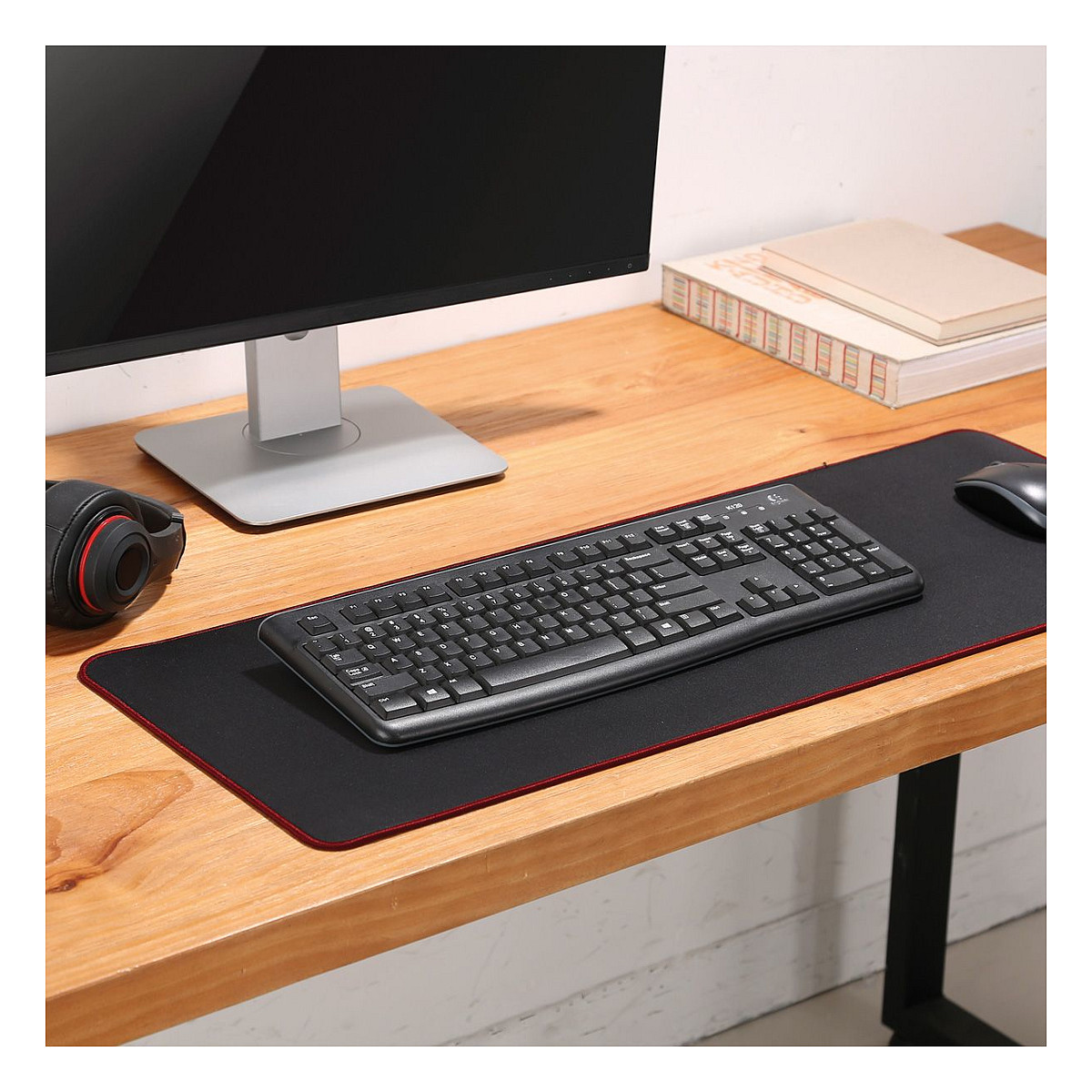 Mauspad Gaming ROLINE 3in1 Notebook Combo 18.01.2049 / Sipërfaqe Tekstile / Anti-rrëshqitëse / 280 × 160 × 1 mm - Zezë - 3