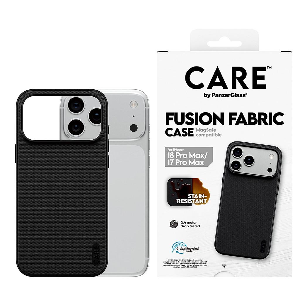 Aksesorë për telefon PanzerGlass / Case / iPhone 17 Pro Max / Fusion Fabric / MagSafe – Zezë - 4