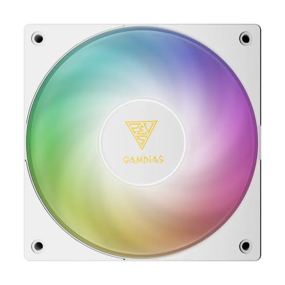Ftohës për Kasë Gamdias NOTUS M1-1201 WH ARGB / 120mm / PWM / ARGB / 1600 RPM - Bardhë