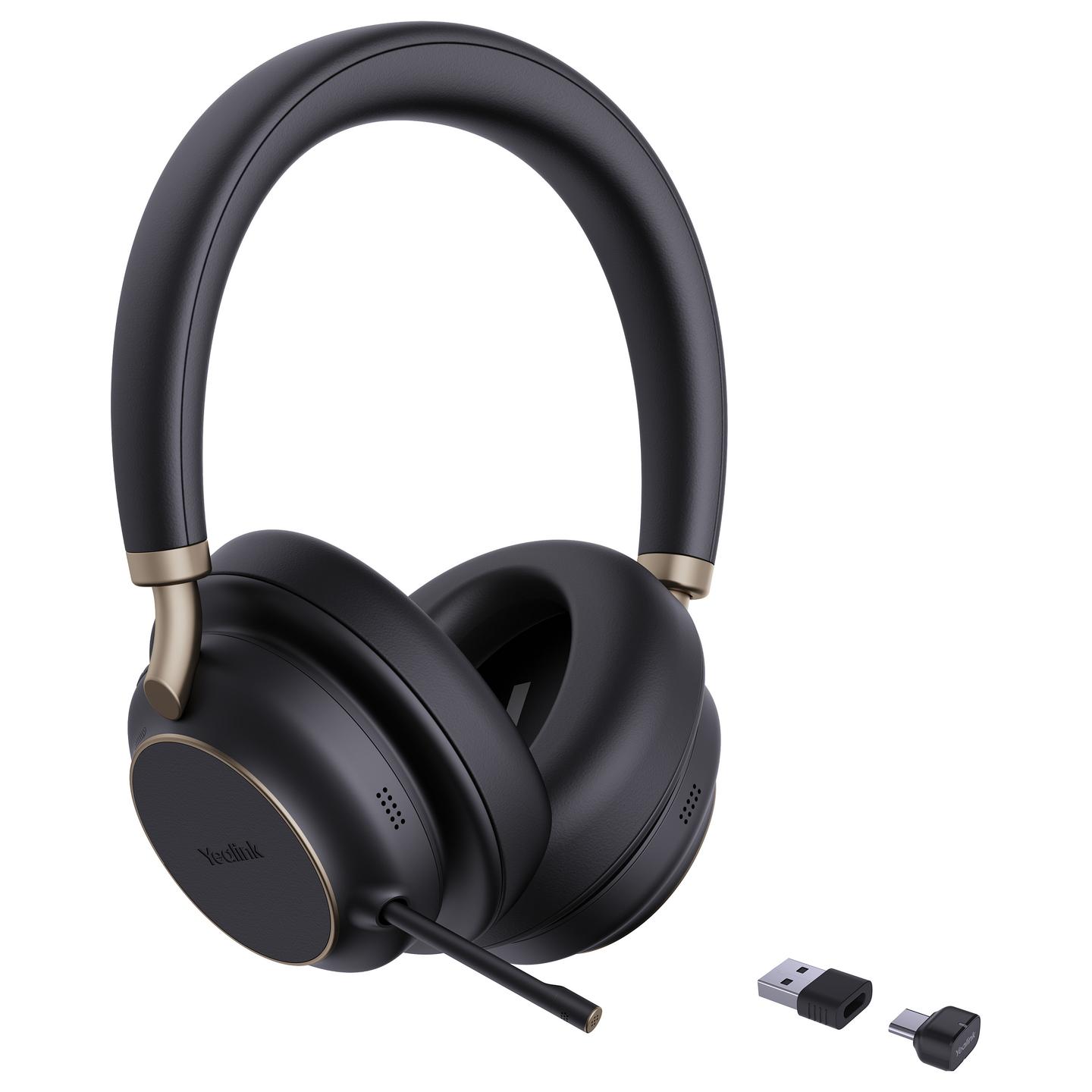 Kufje pa kabllo Yealink BH76 Plus Teams / Bluetooth / USB-C / USB-A / ANC / Business Headset / 5 Mikrofona – Zezë - 2