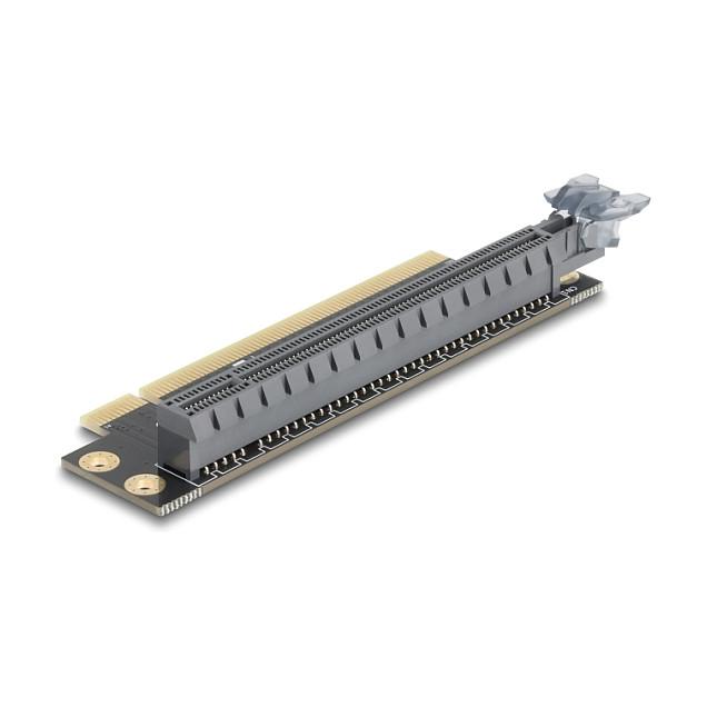Kartë Riser Delock 81291, PCI Express 3.0 x16, x16 Male në x16 Slot, 90° Djathtas, Lartësi Slot 23mm - 2