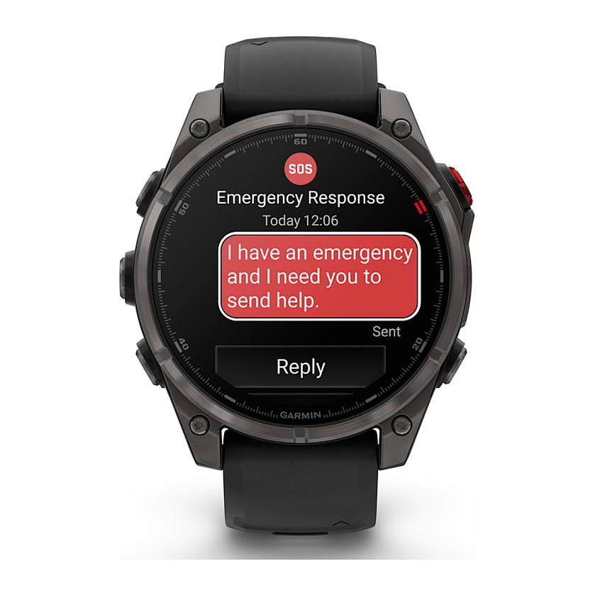 Orë e Mençur Garmin fēnix 8 Pro, 47mm, AMOLED, Sapphire, GPS, LTE - Zezë/Hiri - 2