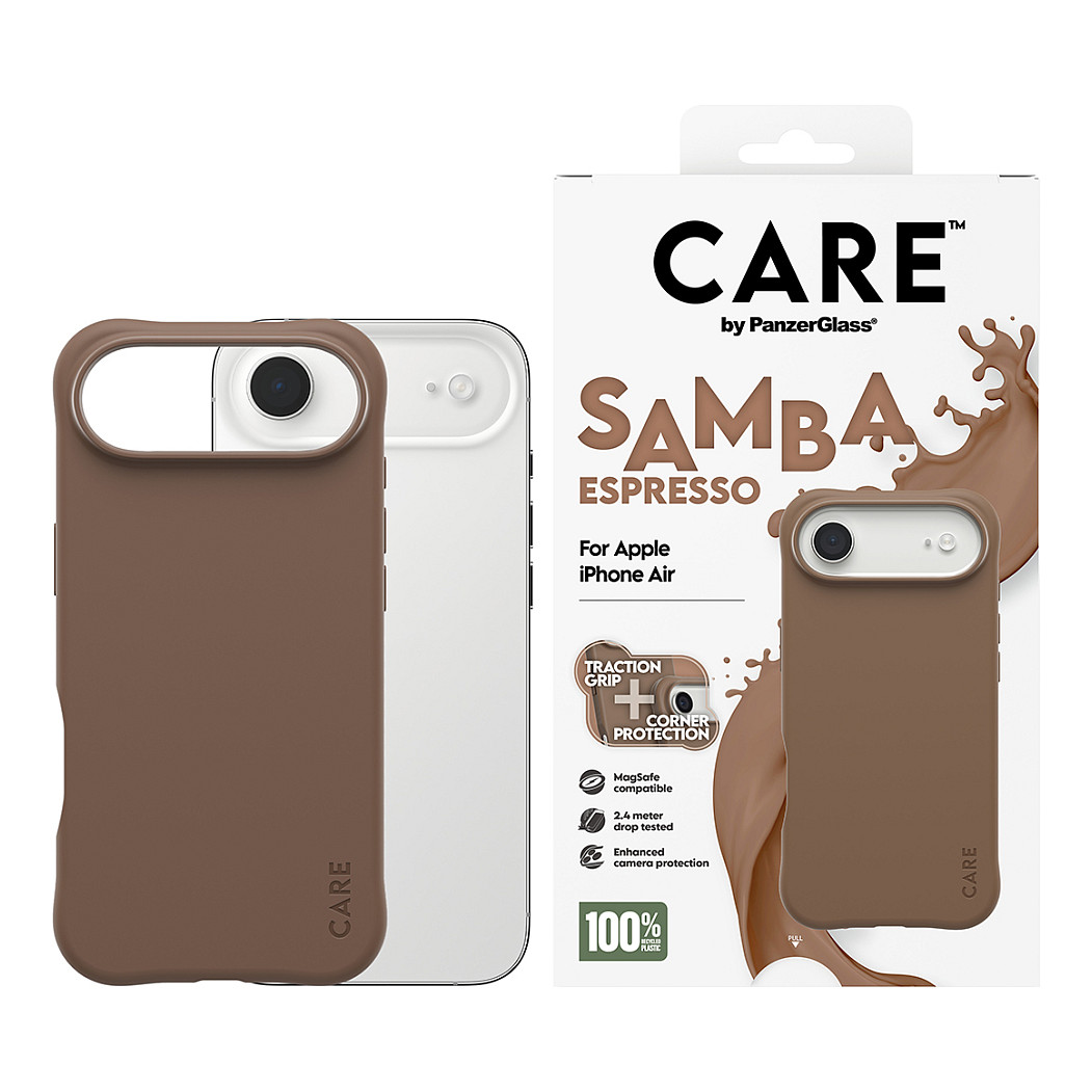 Aksesorë për telefon CARE by PanzerGlass Samba / Case / MagSafe / iPhone Air - Kafe - 2
