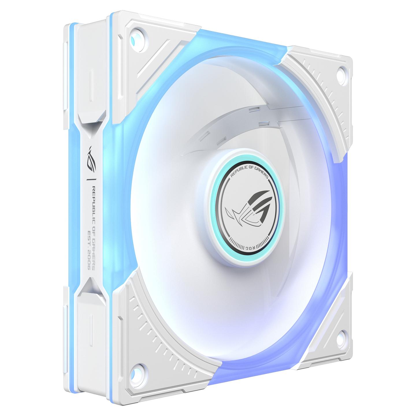 FtohĂ«s pĂ«r KasĂ« ASUS ROG Eurux GR120 / 120mm / 2200 RPM / PWM / ARGB / 3 CopĂ« â BardhĂ« - 7
