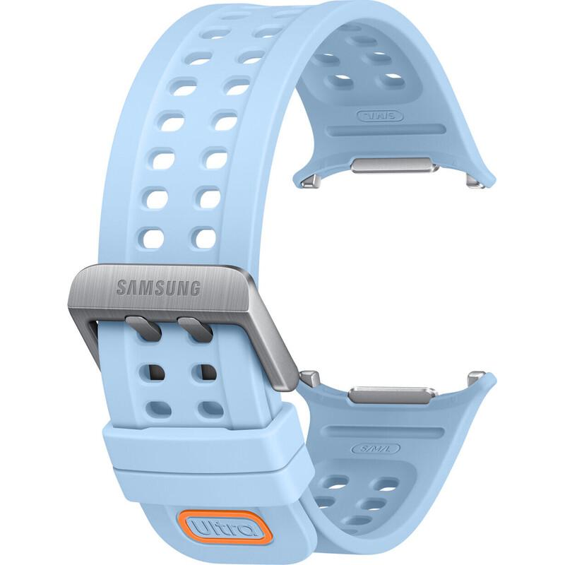 Rrip për Orë të Mençur Samsung Marine Band / Galaxy Watch Ultra / Ultra2 / S-M-L / Silikon - Blu - 2