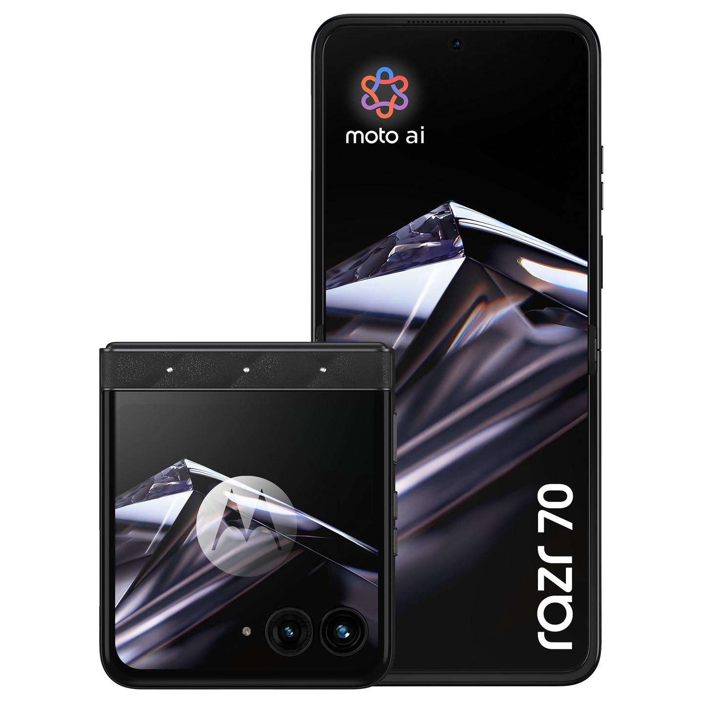 Telefon i Mençur Motorola razr 70 / 6.9" LTPO Extreme AMOLED / 120 Hz / Dimensity 7450X / 8 GB RAM / 256 GB / 5G / 50 MP OIS / Android 16 / 4800 mAh - Zezë - 2