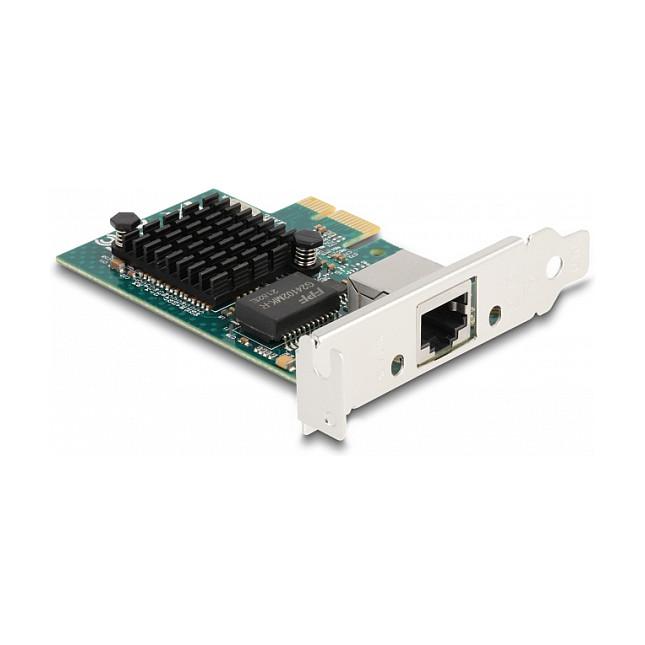 Karta të Rrjetit Delock 88204 / PCIe 1.1 x1 / 1x Gigabit LAN RJ45 / 1000Mbps / Broadcom BCM5721 / Low Profile - 2