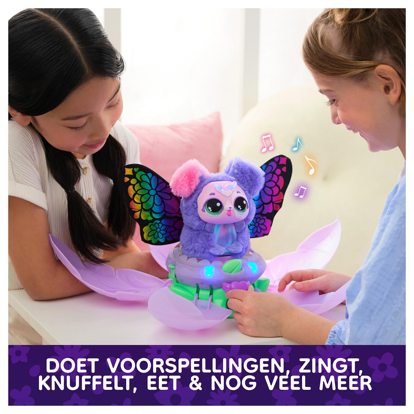 Lodra Hatchimals Bloomables Puppyfly – Interactive Toy / Double Transformation / 100+ Sounds & Reactions / 3 AA Batteries - Mix - 5