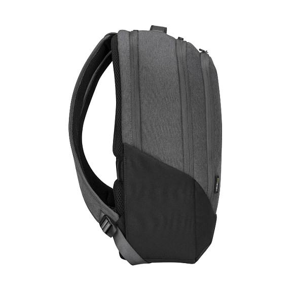 Çantë për laptop Targus EcoSpruce TBB013EU / Backpack / 15.6" / 100% Recycled PET / Water-Resistant Base / Key Clip / Pen Holder / Business Card Holder / Water Bottle Pocket - Gri/Zezë - 7