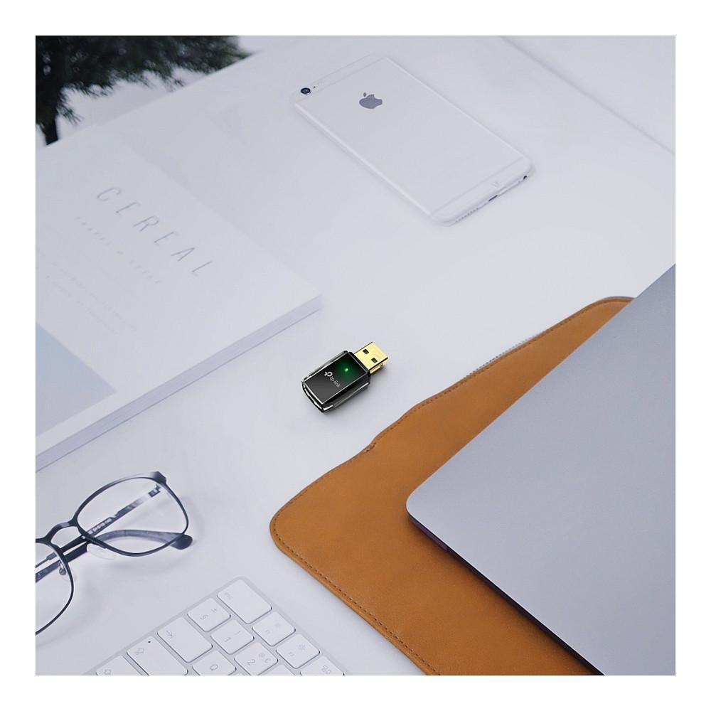 Adapter Rrjeti WLAN USB TP-Link Archer T2U / USB 2.0 / Dual Band 2.4GHz + 5GHz / 600Mbps / Wi-Fi 5 802.11ac - Zezë - 3