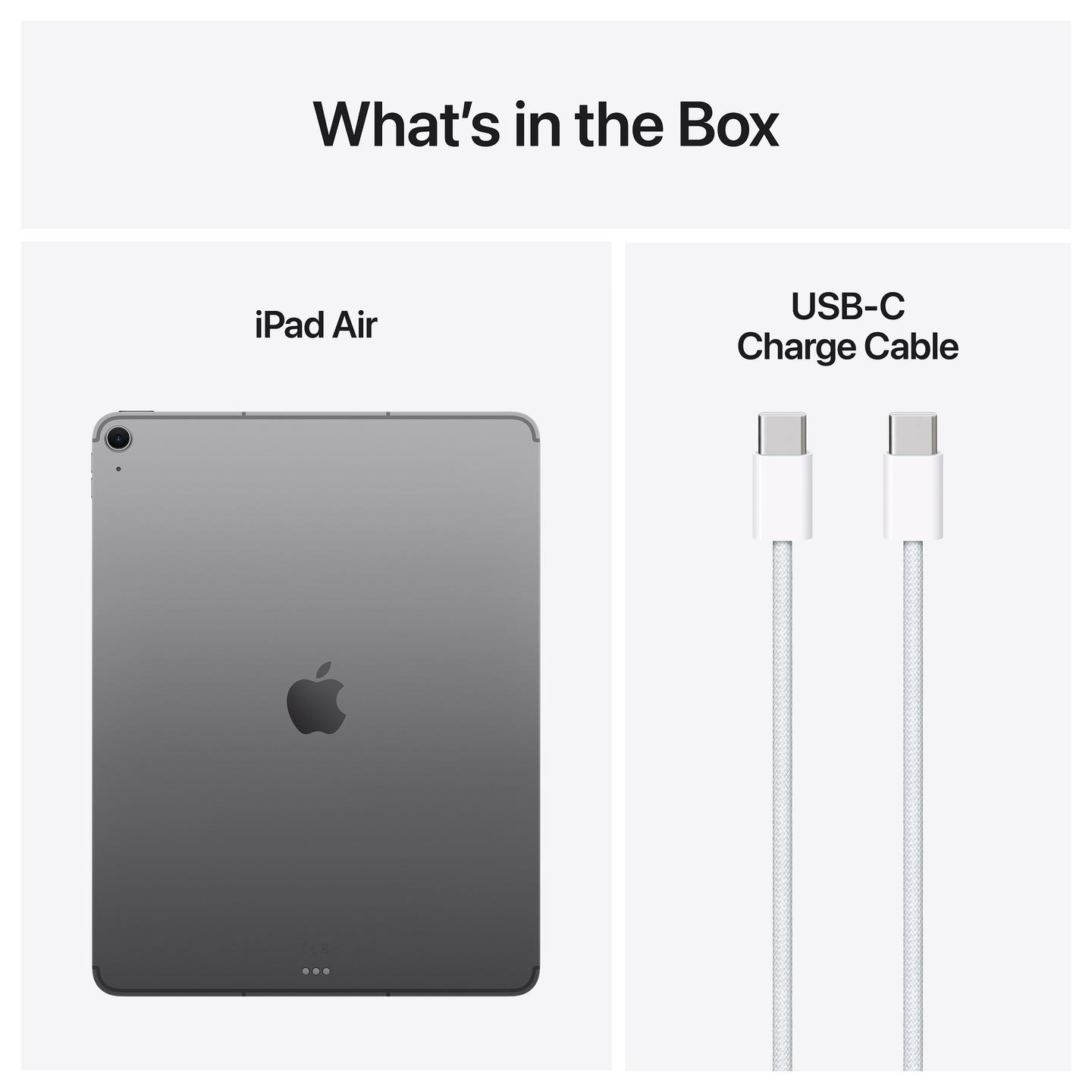 Apple iPad Air M3, 13", Wi-Fi + Cellular, 512GB - Space Grey - 10