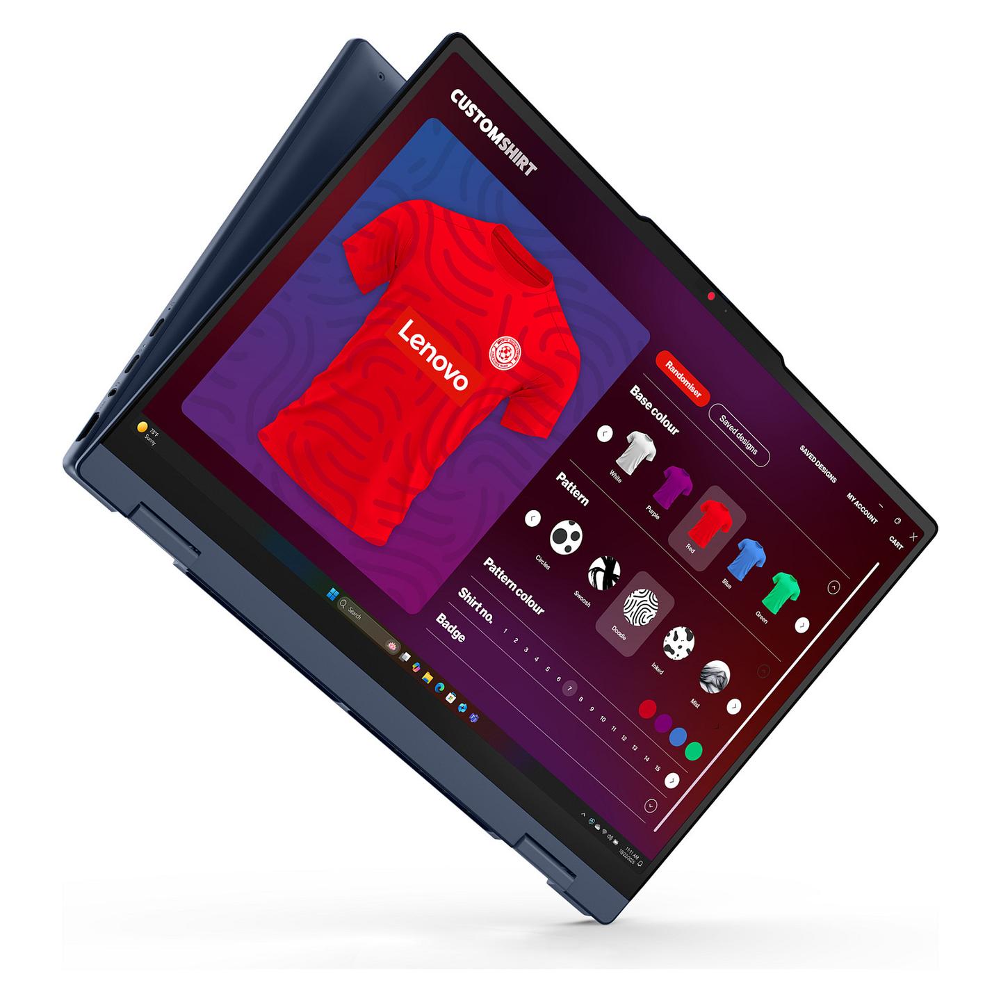 Laptop Lenovo IdeaPad 5 2-in-1 15AGP11, Ryzen AI 7 445, 16GB DDR5, 1TB, 15.3" WUXGA IPS Touch 60Hz, AMD Radeon 840M - Blu - 9