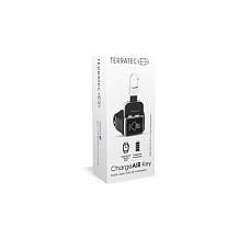 Karikues TerraTec Charge AIR Key / 950mAh / 2W / Karikim pa tela për Apple Watch / Micro-USB / Karabiner – Zezë/Argjend - 4