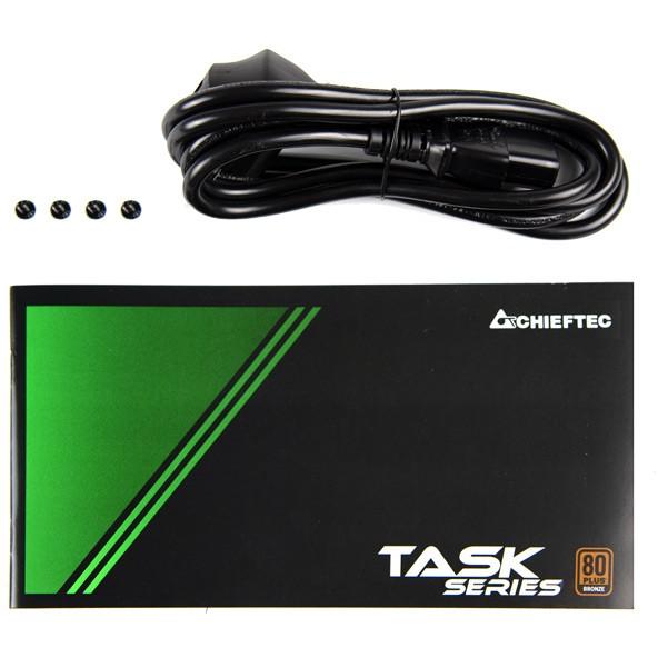 Furnizues Energjie Chieftec TASK TPS-600S, 600W, 80 PLUS Bronze, ATX 2.3, Non-Modular, 2x PCIe 6+2 pin – Zezë - 5