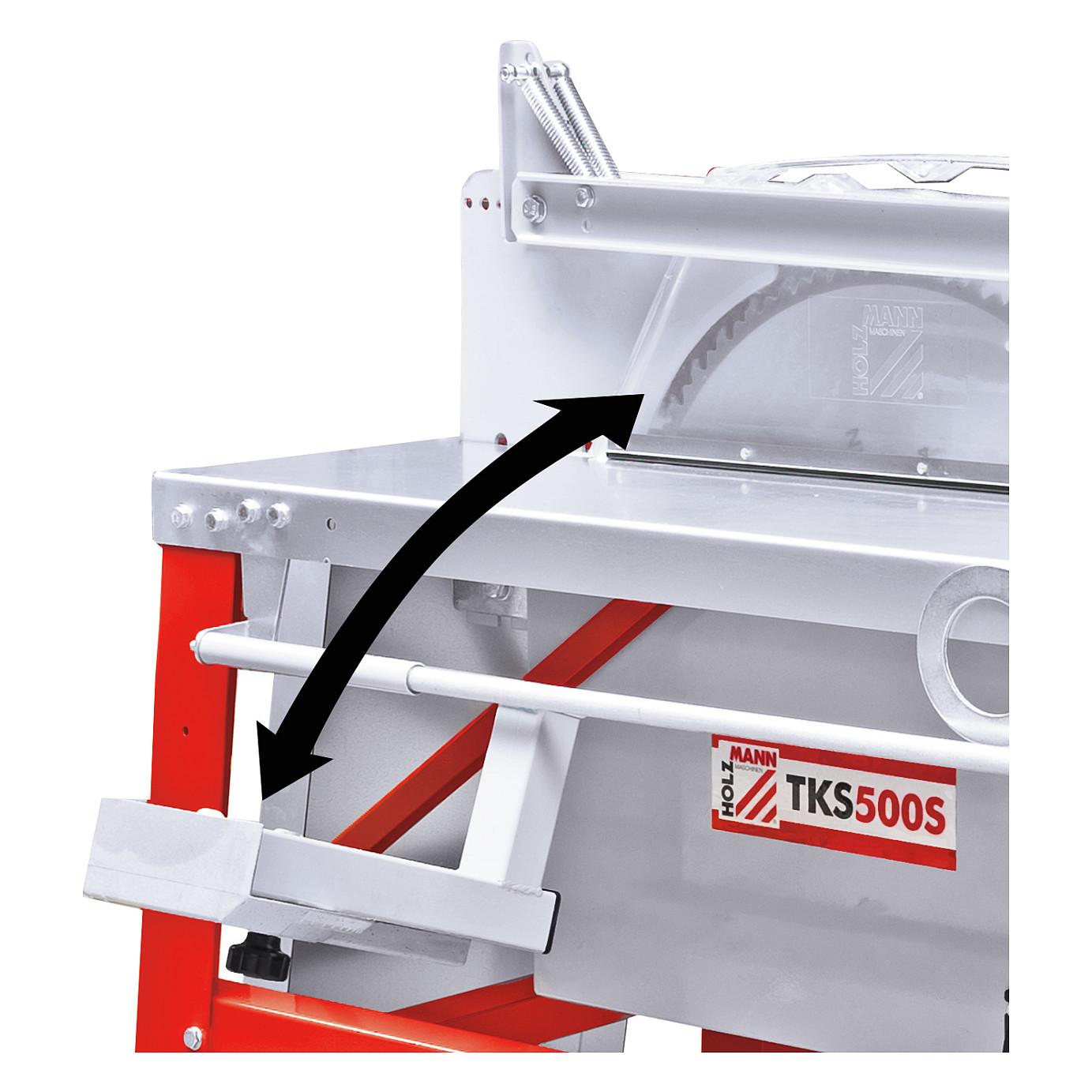 Sharrë Tavoline Holzmann TKS500S_400V, 4200W, 400V, 500mm, 2800rpm, 150mm - Kuqe/Hiri - 3
