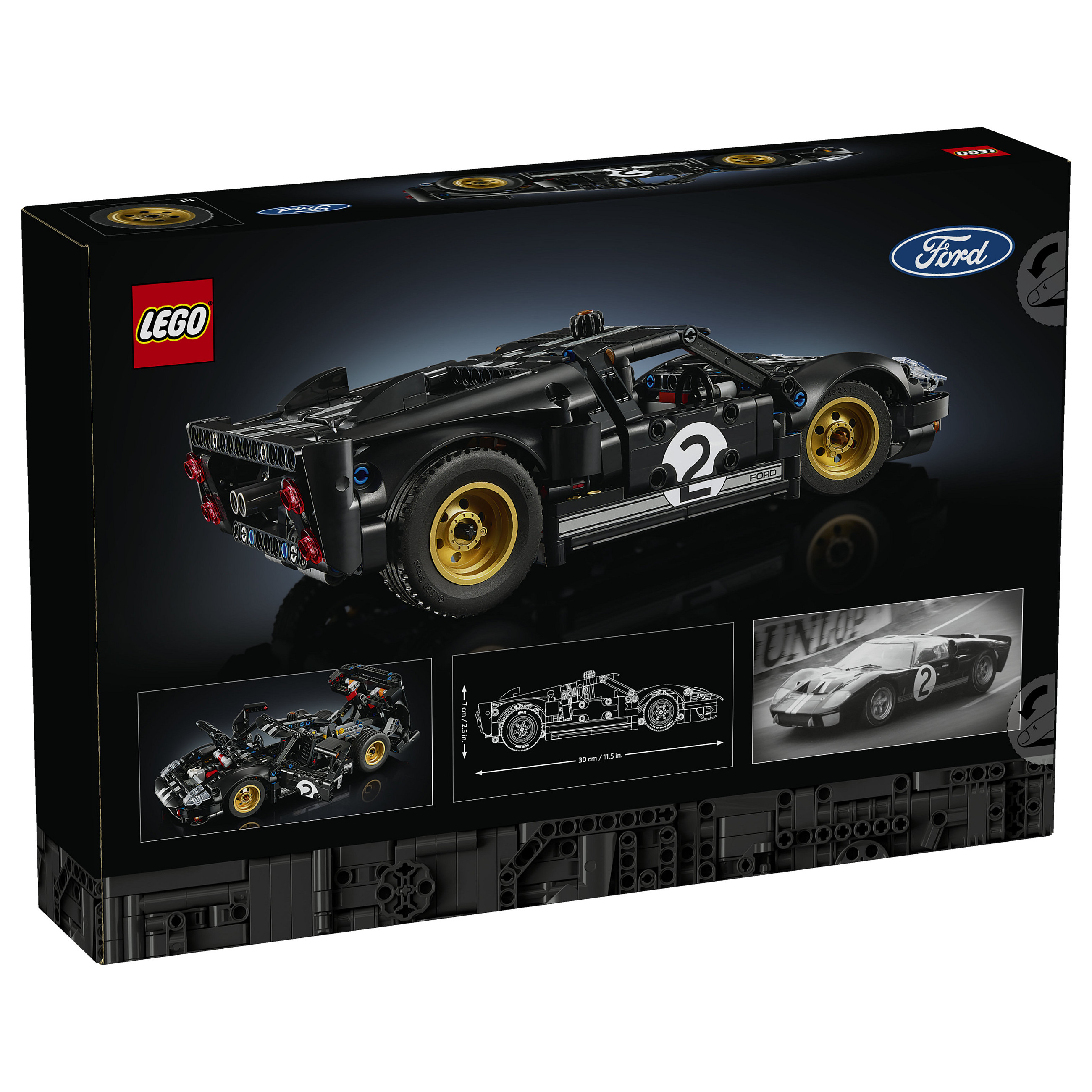 LEGO Technic 1966 Ford GT40 MKII Race Car 42223 - 10