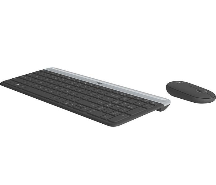 Combo (Tastierë & Maus) Logitech MK470 SLIM COMBO / 920-009264 / Wireless 2.4GHz / YU / Ultra-Slim / Tiqtë - Graphite - 2