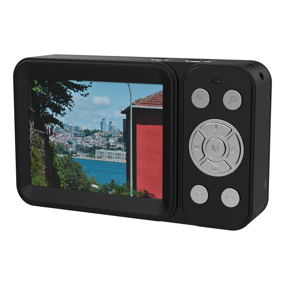 Kamerë Digjitale Rollei Compactline 64 Dual Screen, 64MP, 4K, Zoom 18x, Dual Display - Zezë - 7