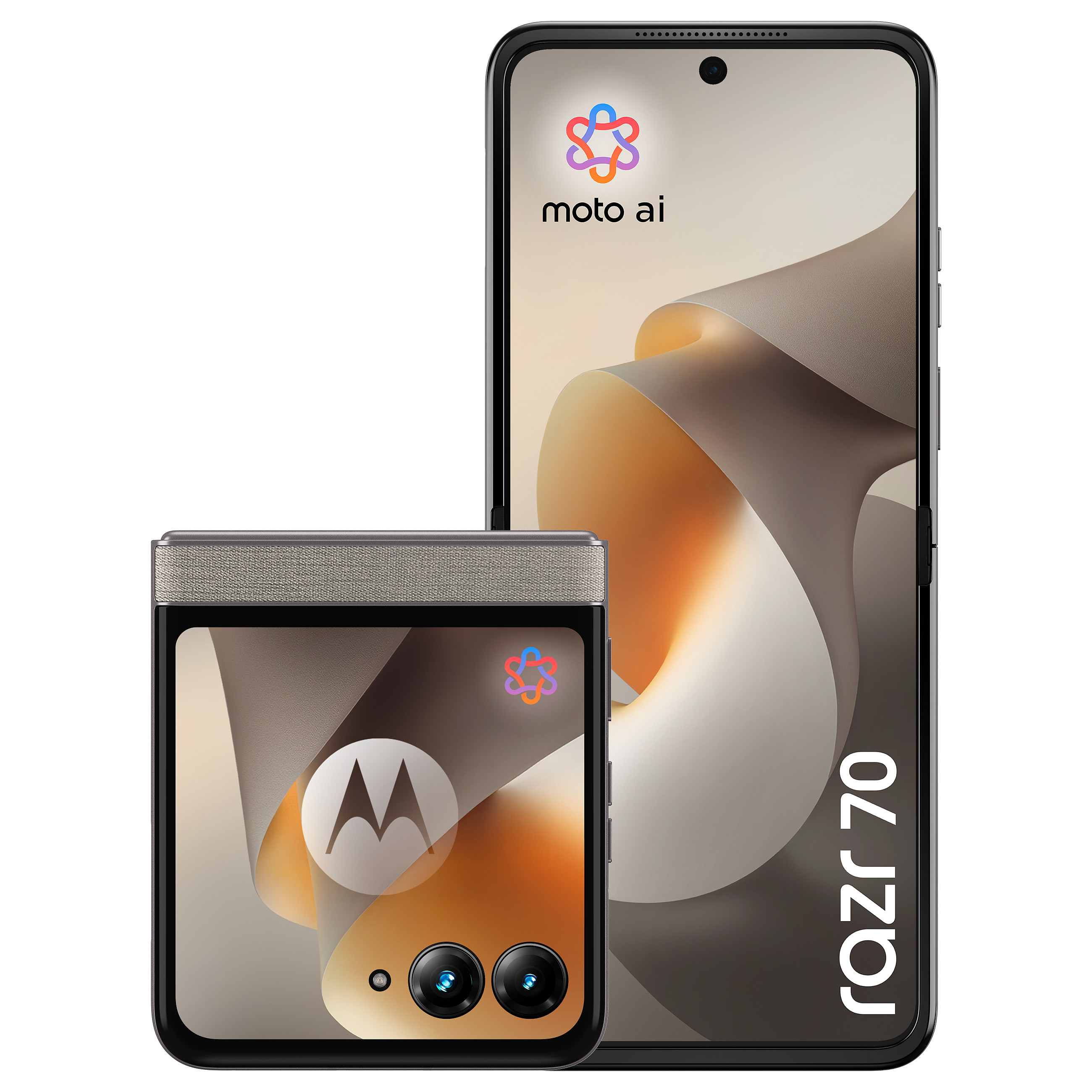 Telefon Motorola Razr 70 5G / 8GB / 256GB / Dual SIM - Hematit - 2