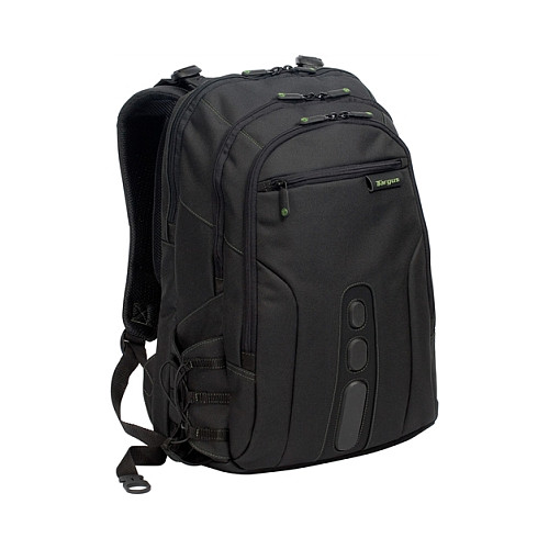Çantë për laptop Targus EcoSpruce TBB013EU / Backpack / 15.6" / 100% Recycled PET / Water-Resistant Base / Key Clip / Pen Holder / Business Card Holder / Water Bottle Pocket - Zezë - 15