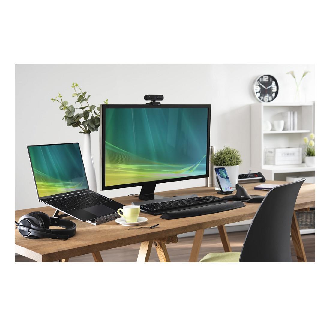 Webcam Hama C-600 Pro, Full HD 1080p, 30 fps, 90°, Autofokus, USB-A, Mikrofon Stereo - Zezë - 3