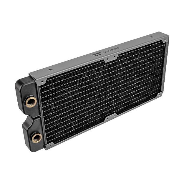 Radiator për Ftohës Thermaltake Pacific SR280 Slim, 280mm, 2x140mm, G1/4 - Gri - 2