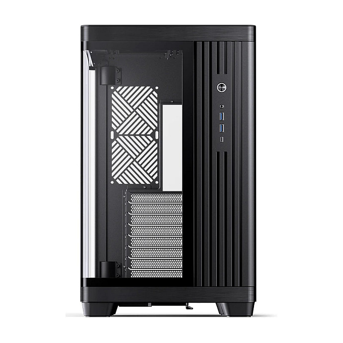 Kasë PC Jonsbo TK-4 / Midi Tower / ATX / Tempered Glass - Zezë - 7