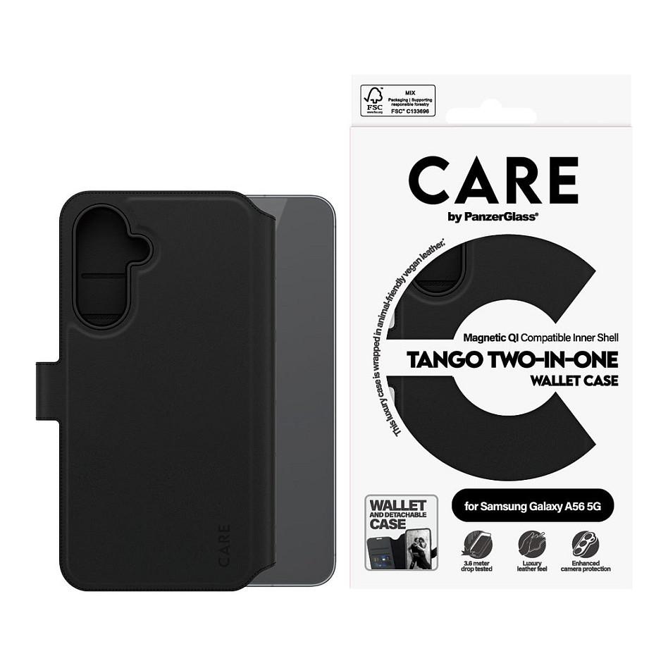 Case për Telefon PanzerGlass Tango Two-in-One, Samsung Galaxy A56 5G, Portofol, 4 Vende për Karta, Mbrojtje RFID – Zezë - 5