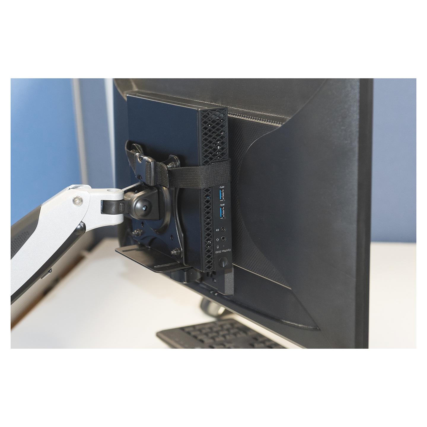 Mbajtës për Mini Kompjuter DIGITUS DA-90360 / deri 5kg / 17-70mm / VESA 75x75-100x100 - Zezë - 5