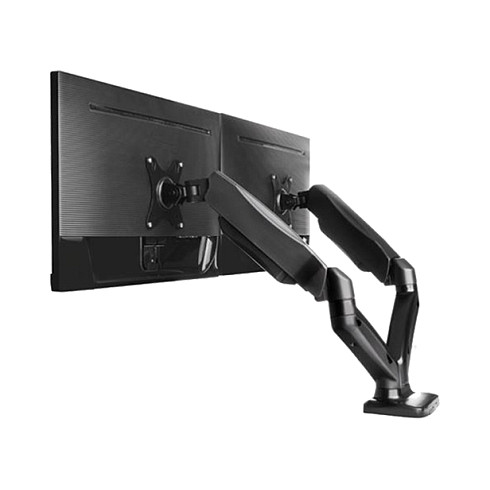 Mbajtëse për Monitor ICY BOX / 2 Monitorë / deri 32" / 6.5kg për Monitor / VESA 75x75-100x100 / Gas Spring / Tavolinë - Zezë - 4