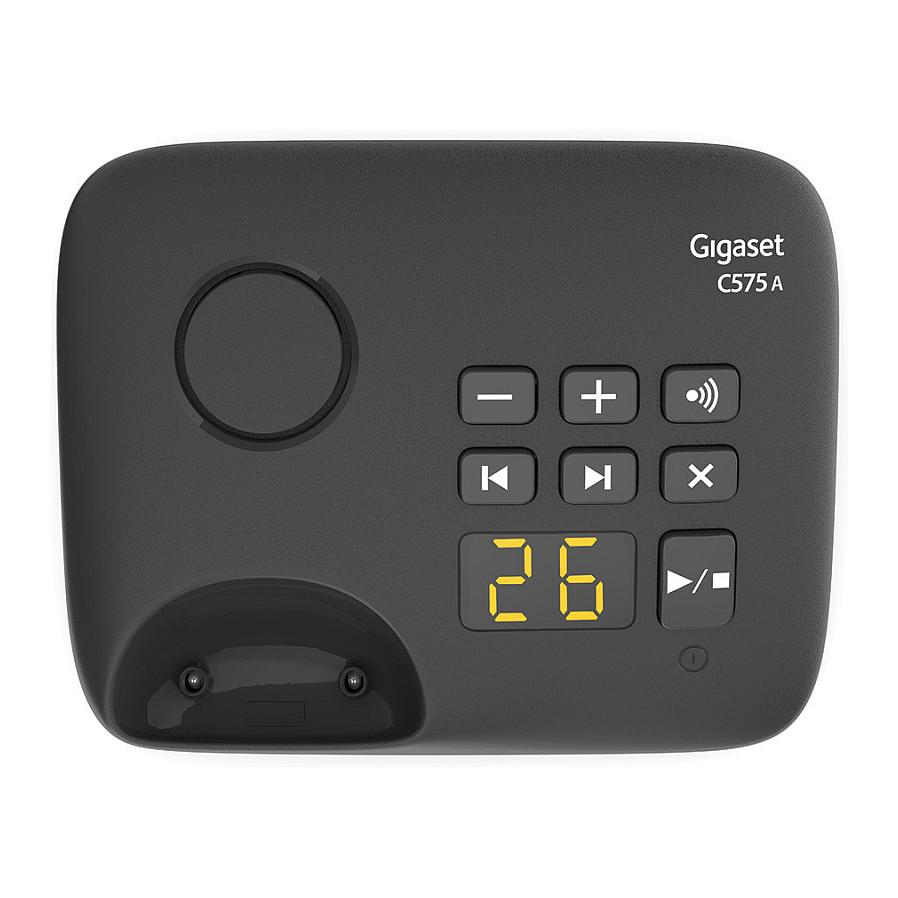 Telefon i Thjeshtë Gigaset C575A, DECT/GAP, 2.2" TFT, deri në 200 Kontakte, Hands-Free - Zezë - 4