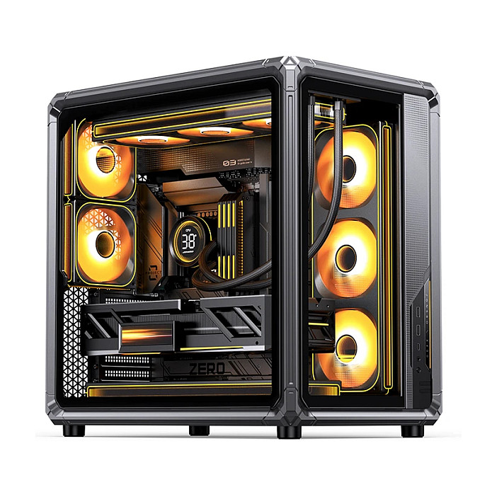 Kasë PC JONSBO X400 / Midi Tower / ATX / Back-Connect / Tempered Glass - Gri - 51