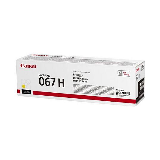 Toner Canon 067H, 2,350 faqe - Verdhë - 3