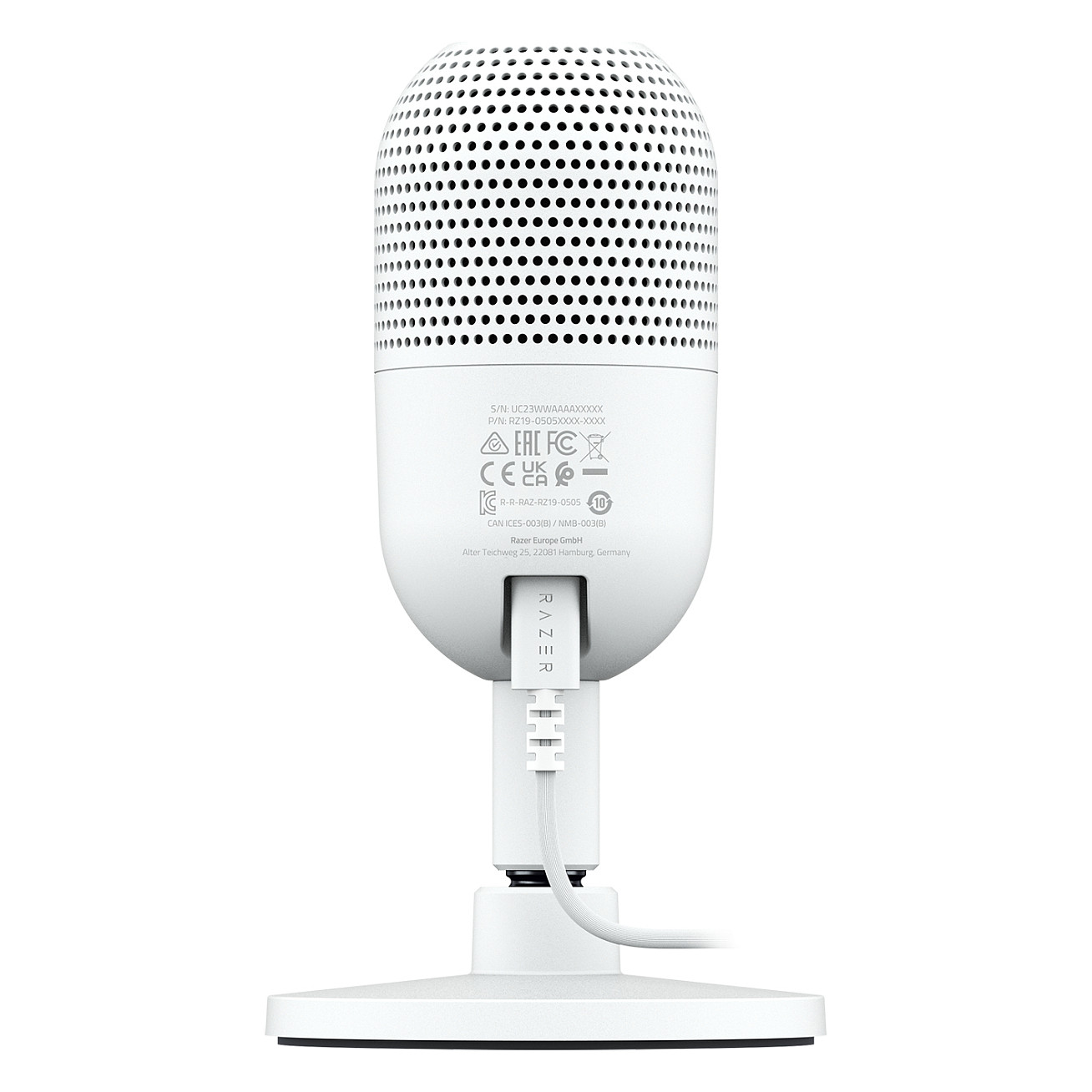 Mikrofon Razer Seiren V3 Mini / USB / Kondensator - Bardhë - 2