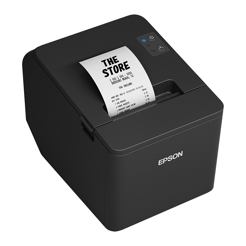 Printer Termal Epson TM-T20IV / Për Fatura / 203x203 DPI / 250mm/sek / USB+RS-232+Ethernet – Zezë - 24