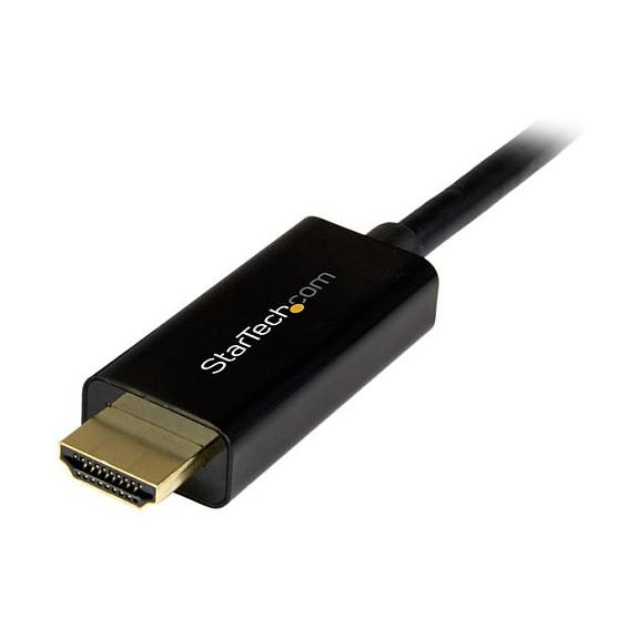 Kabllo DisplayPort StarTech.com DP2HDMM3MB / DisplayPort në HDMI / 3m / DisplayPort 1.2 / 4K 30Hz - Zezë - 4