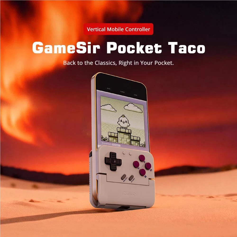 Kontroller për Smartphone / Switch / PC GameSir Pocket Taco P1 / Wireless & Wired – Bardhë - 5