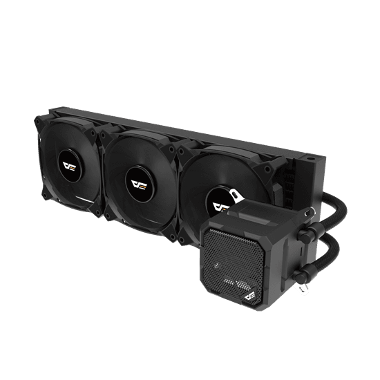 Ftohës për Procesor Darkflash X360 / 360mm / 3x120mm / 4000 RPM Pump - Zezë