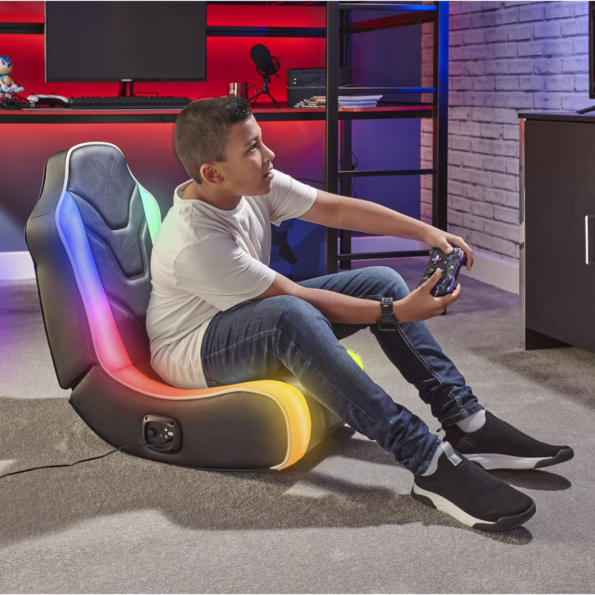 Karrige Gaming X Rocker Chimera RGB 2.0 - Zezë/Bardhë - 3