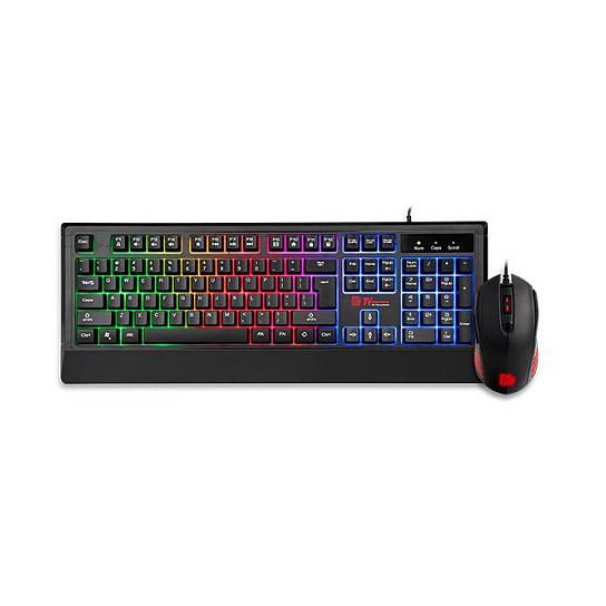 Combo (Tastierë & Maus) Thermaltake Tt eSPORTS Challenger Combo / KB-CHC-MSBBOI-US / Wired USB / US Layout / Membrane / 2400 DPI / RGB – Zezë - 2