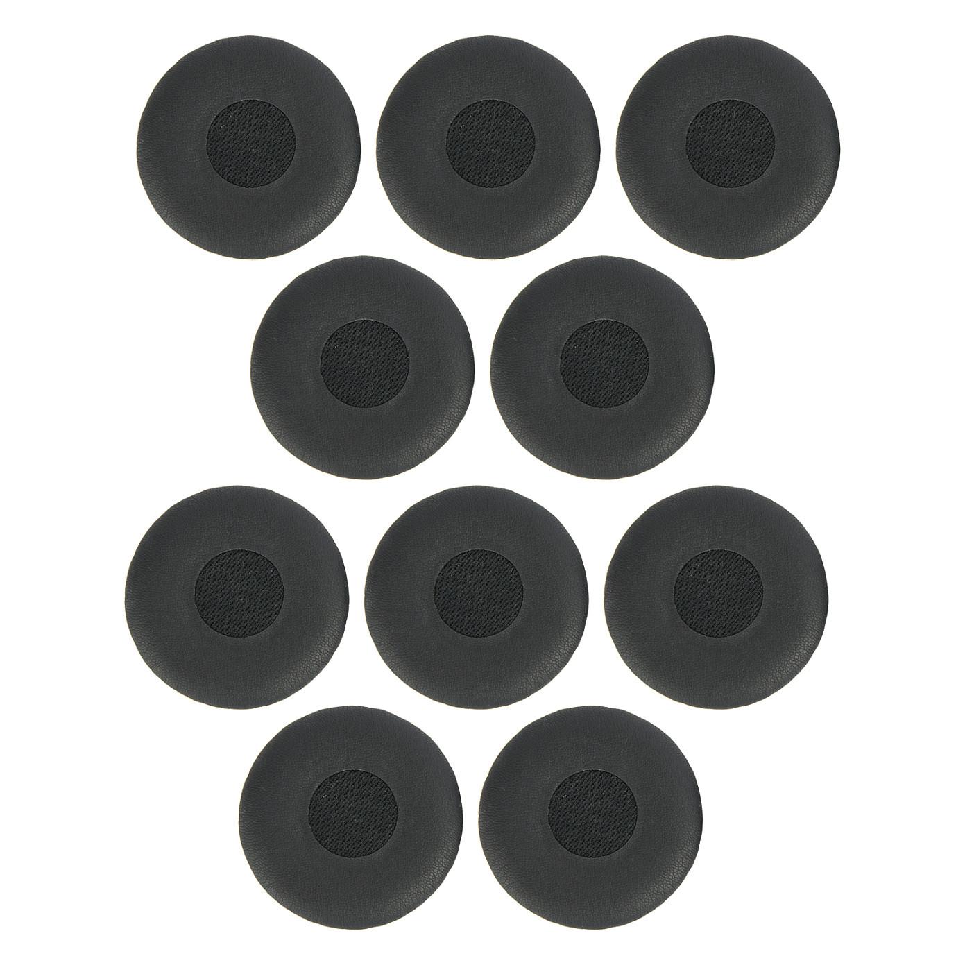 Aksesor për kufje Jabra Evolve 20SE/30/30II/40/65/65SE / Leather Ear Cushion / 10 copë - Zezë